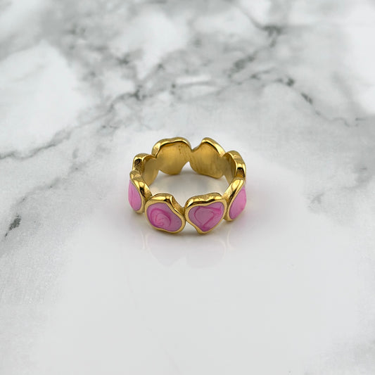 Aelia Pink ring