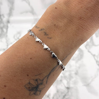 Pulsera de plata Loved