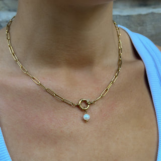 Link Collar de perlas