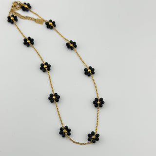 Collar Flor Negra